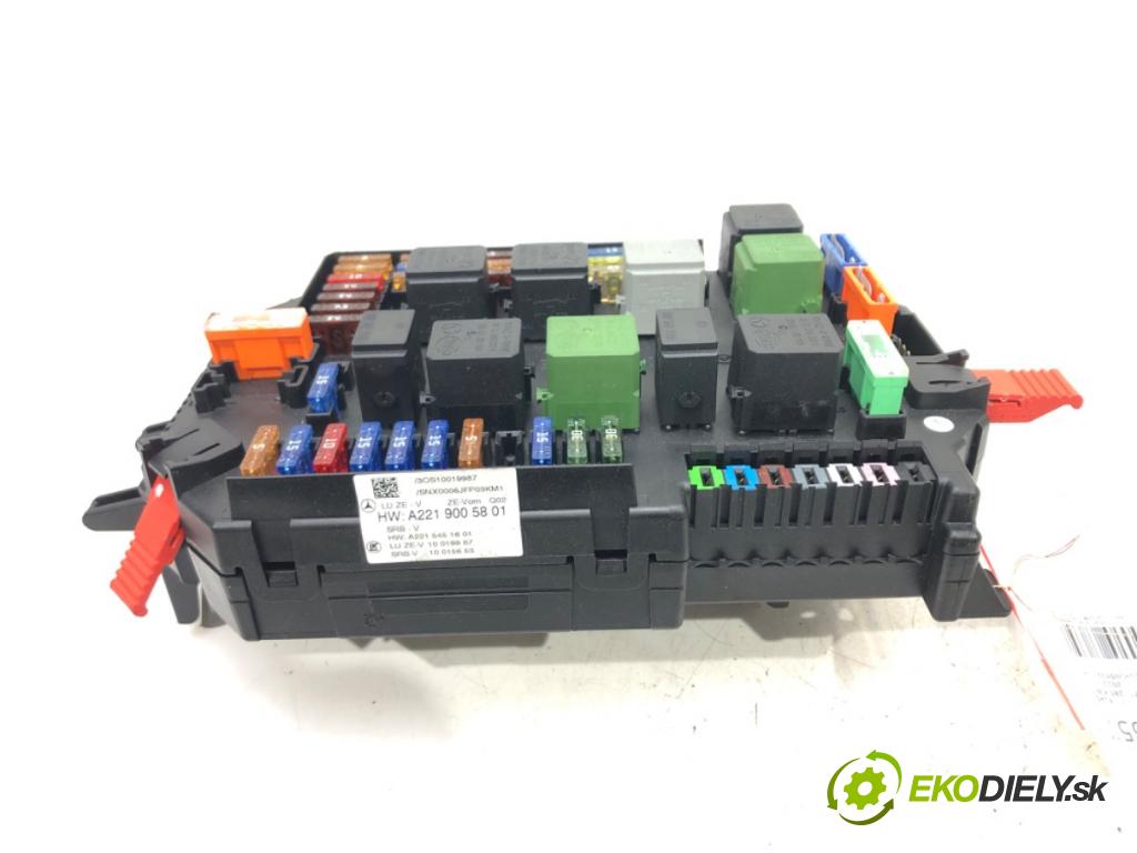 MERCEDES-BENZ KLASA S (W221) 2005 - 2013    S 500 (221.071, 221.171) 285 kW [388 KM] benzyna 2  Modul SAM A2219005801 (Ostatné)