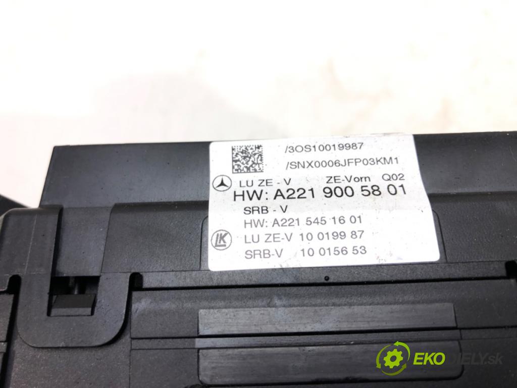 MERCEDES-BENZ KLASA S (W221) 2005 - 2013    S 500 (221.071, 221.171) 285 kW [388 KM] benzyna 2  Modul SAM A2219005801 (Ostatné)