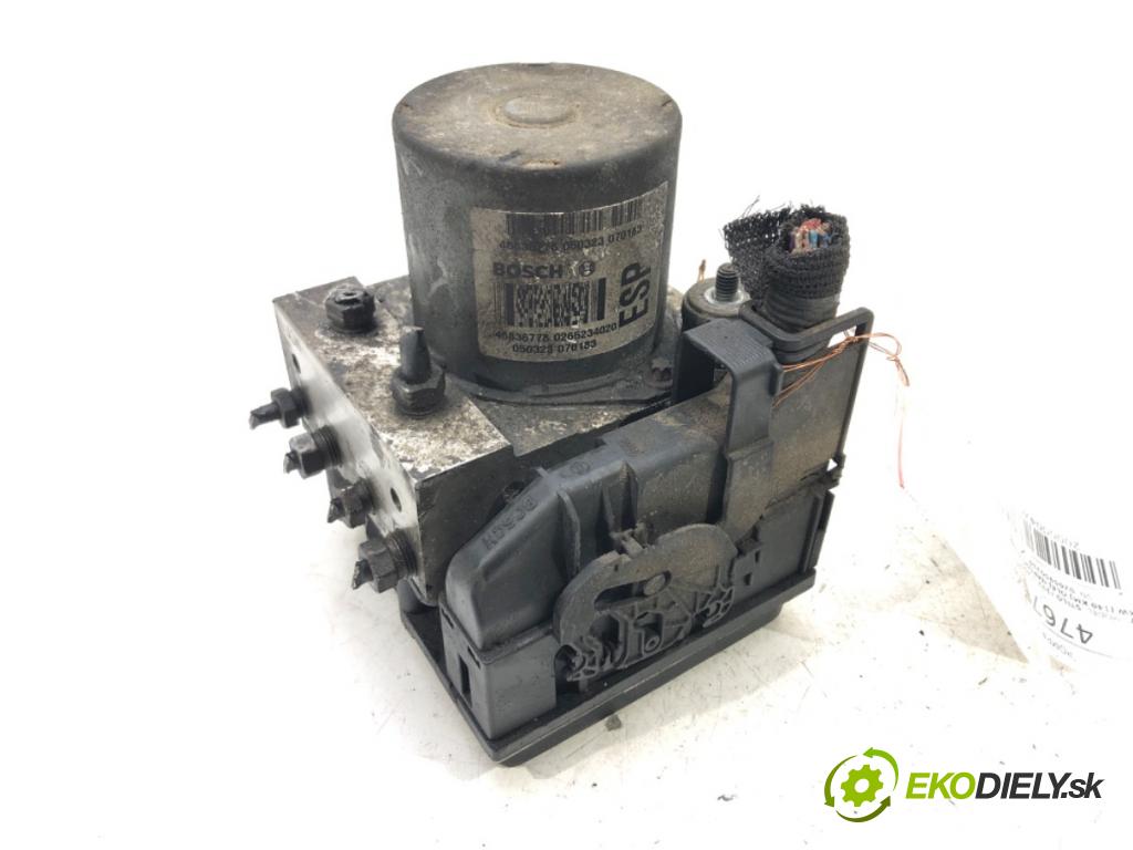 FIAT STILO (192_) 2001 - 2010    1.9 JTD 103 kW [140 KM] olej napędowy 2004 - 2006  Pumpa ABS 0265234020 (Pumpy ABS)