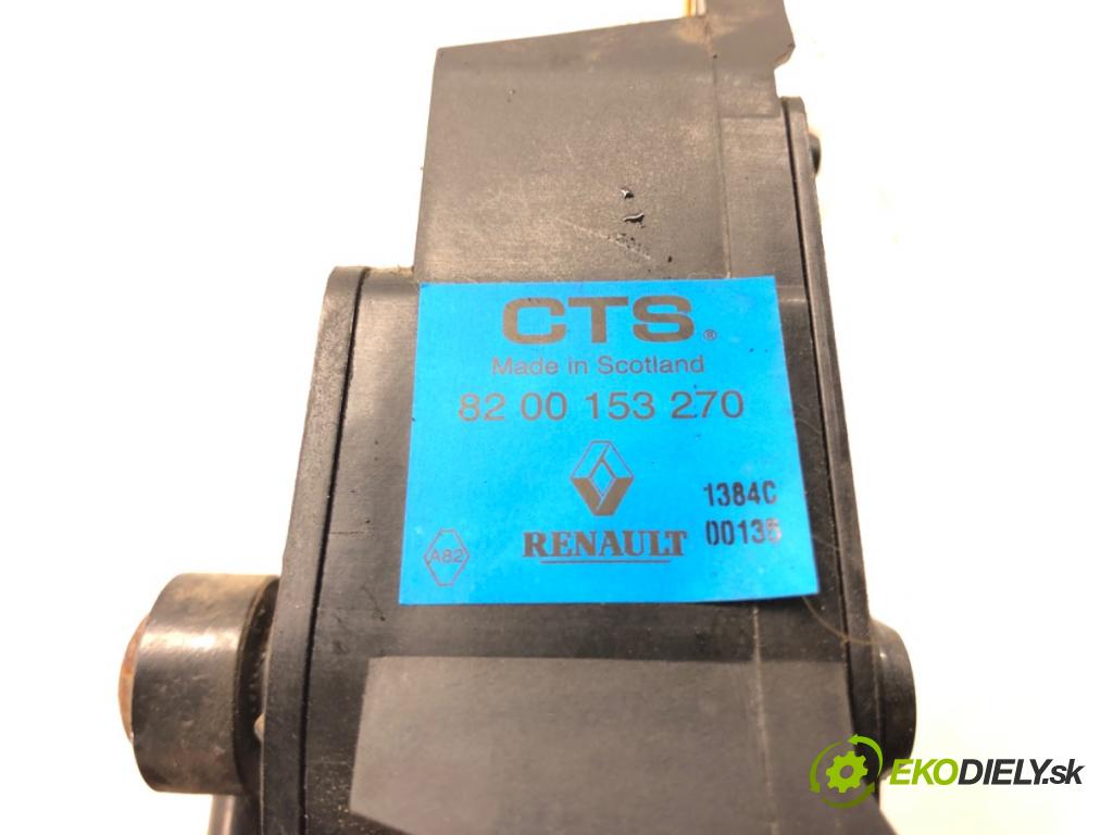 RENAULT MEGANE II Kombi (KM0/1_) 2003 - 2012    2.0 99 kW [135 KM] benzyna 2003 - 2009  Potenciometer plynového pedálu 8200153270 (Pedále)