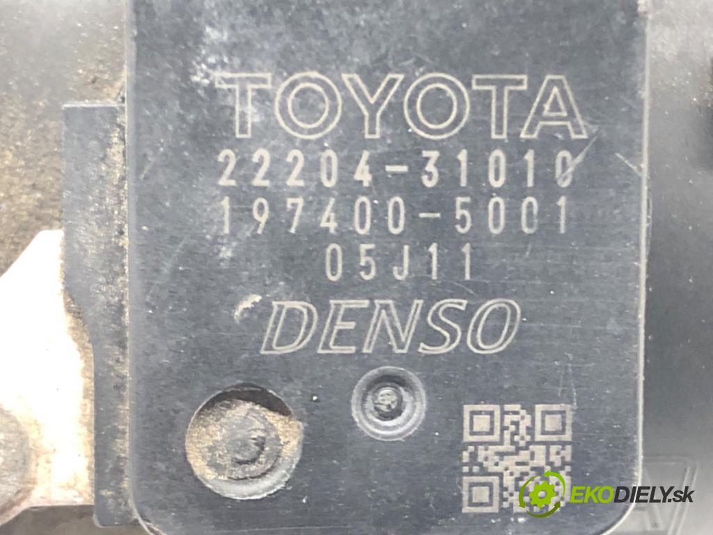 TOYOTA AURIS (_E15_) 2006 - 2012    1.6 (ZRE151_) 91 kW [124 KM] benzyna 2007 - 2012  Váha vzduchu 22204-21010 (Váhy vzduchu)