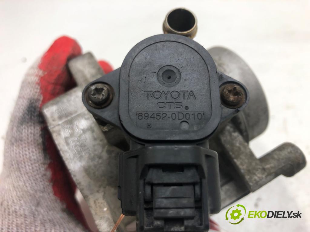 TOYOTA YARIS (_P1_) 1999 - 2005    1.0 (SCP10_) 48 kW [65 KM] benzyna 2003 - 2005  Škrtiaca klapka 89452-0D010 (Škrtiace klapky)