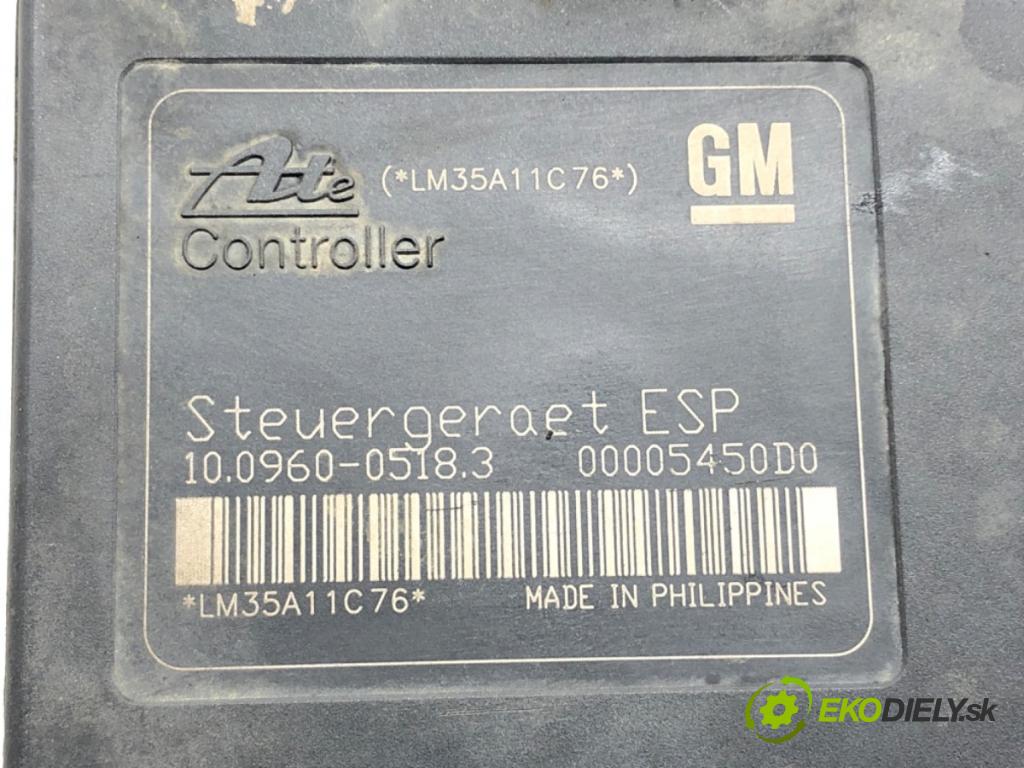 OPEL ASTRA H (A04) 2004 - 2014    1.7 CDTI (L48) 74 kW [100 KM] olej napędowy 2004 -  Pumpa ABS 13157578 (Pumpy ABS)