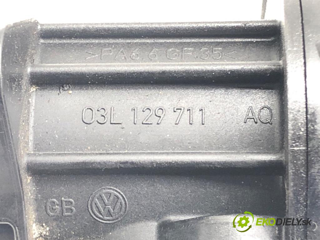 VW GOLF VI Variant (AJ5) 2009 - 2014    1.6 TDI 77 kW [105 KM] olej napędowy 2009 - 2013  Potrubie sacie, sanie 03L129711AQ (Sacie potrubia)