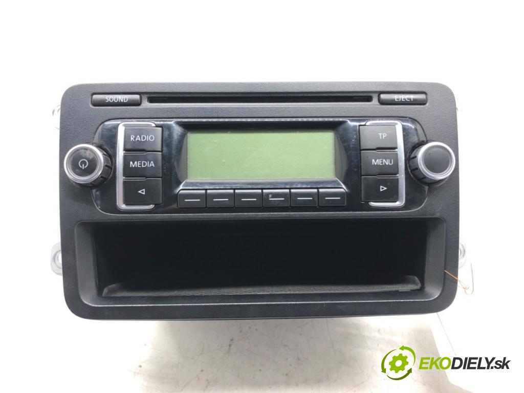 VW GOLF VI Variant (AJ5) 2009 - 2014    1.6 TDI 77 kW [105 KM] olej napędowy 2009 - 2013  RADIO 1K0035156B (Audio zariadenia)