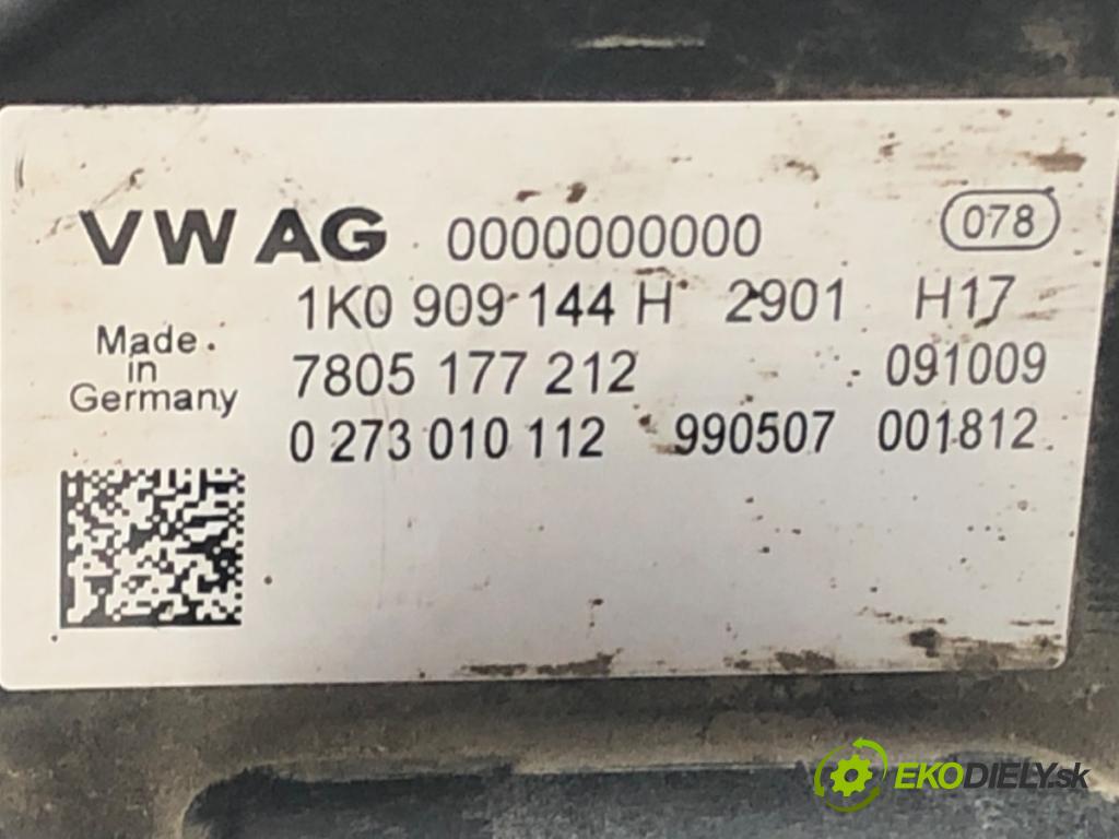 VW GOLF VI Variant (AJ5) 2009 - 2014    1.6 TDI 77 kW [105 KM] olej napędowy 2009 - 2013  Pumpa servočerpadlo 1K0909144H (Servočerpadlá, pumpy riadenia)
