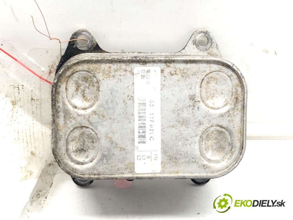 VW GOLF VI Variant (AJ5) 2009 - 2014    1.6 TDI 77 kW [105 KM] olej napędowy 2009 - 2013  chladič oleje 03L117021C (Chladiče oleje)