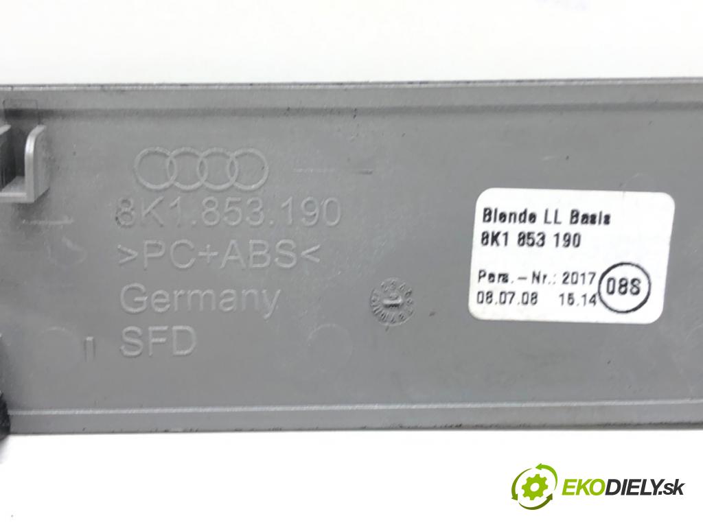AUDI A4 B8 (8K2) 2007 - 2015    2.7 TDI 140 kW [190 KM] olej napędowy 2007 - 2012  lišty kryt interiéru 8K1857186D
