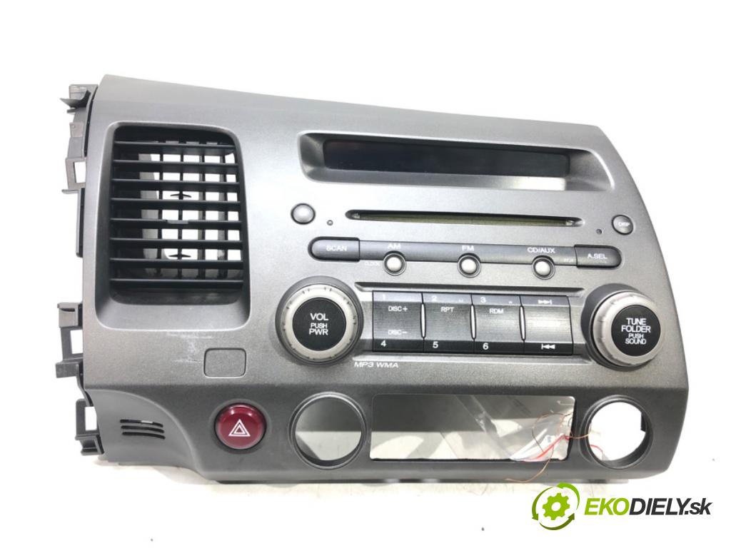 HONDA CIVIC VIII sedan (FD, FA) 2005 - 2022    1.8 EXS Flex 103 kW [140 KM] Benzyna / etanol 2006  RADIO  (Audio zariadenia)