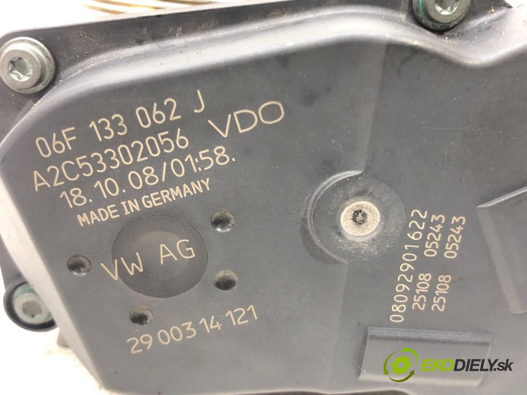 AUDI A4 B8 Avant (8K5) 2007 - 2015    1.8 TFSI 118 kW [160 KM] benzyna 2007 - 2012  Škrtiaca klapka 06F133092J (Škrtiace klapky)