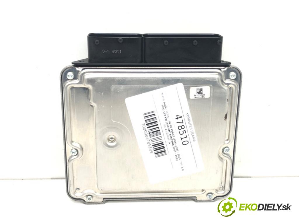 AUDI A4 B8 Avant (8K5) 2007 - 2015    1.8 TFSI 118 kW [160 KM] benzyna 2007 - 2012  riadiaca jednotka Motor 8K1907115C 0261S04520 (Riadiace jednotky)