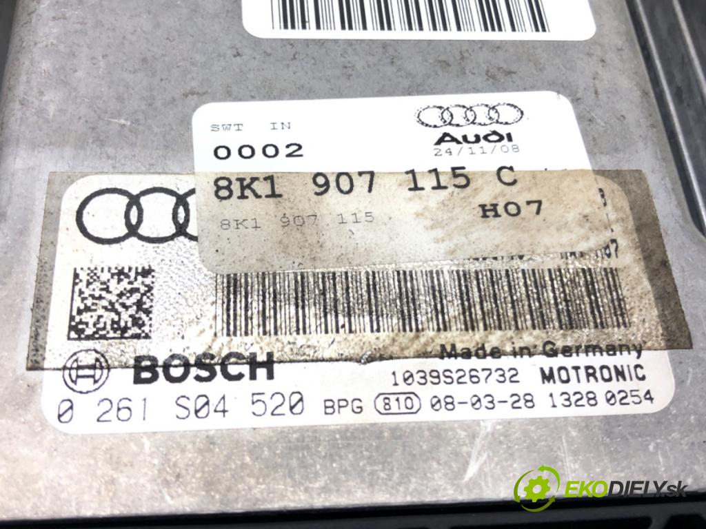 AUDI A4 B8 Avant (8K5) 2007 - 2015    1.8 TFSI 118 kW [160 KM] benzyna 2007 - 2012  riadiaca jednotka Motor 8K1907115C 0261S04520 (Riadiace jednotky)