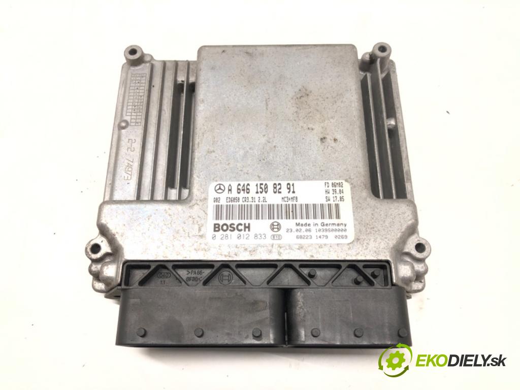 MERCEDES-BENZ VITO Autobus (W639) 2003 - 2022    115 CDI (639.701, 639.703, 639.705) 110 kW [150 KM  riadiaca jednotka Motor A6461508291 0281012833 (Riadiace jednotky)