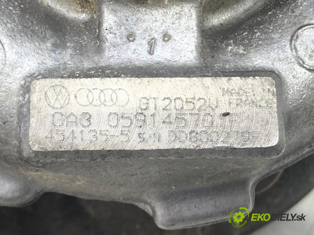 AUDI A6 C5 (4B2) 1997 - 2005    2.5 TDI quattro 132 kW [180 KM] olej napędowy 2000  Turbodúchadlo,turbo 059145701F (Turbodúchadlá (kompletné))