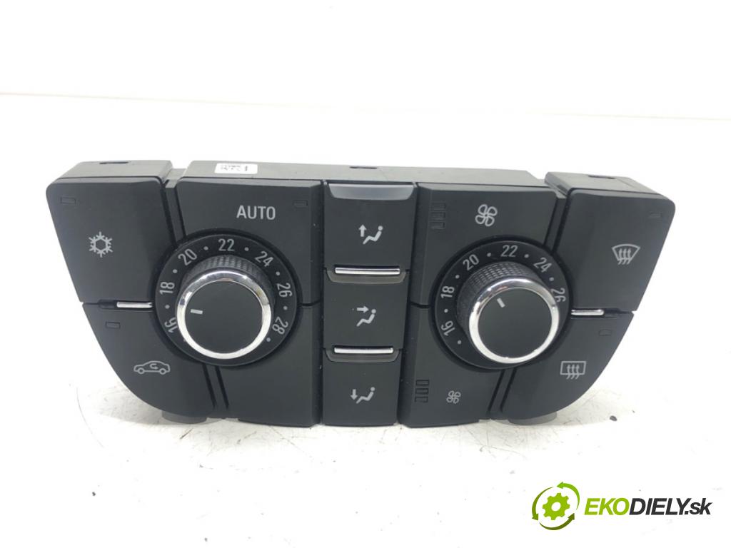 OPEL ASTRA J sedan 2012 - 2022    1.4 LPG (69) 103 kW [140 KM] Benzyna / gaz samocho  Panel ovládania kúrenia 13435148 (Prepínače, spínače, tlačidlá a ovládače kúrenia)