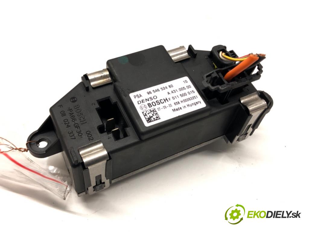 CITROEN C4 PICASSO I nadwozie wielkoprzestrzenne (MPV) (UD_) 2006 - 2015    1.8 i 16V 92 kW [125 KM] benzyna 2007 - 2011  Odpor, rezistor kúrenia vzduchu 9654652480 (Odpory (rezistory) kúrenia)