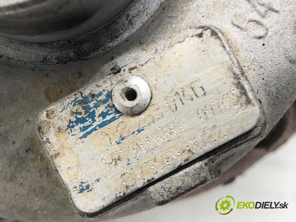 VW GOLF V (1K1) 2003 - 2010    1.9 TDI 77 kW [105 KM] olej napędowy 2003 - 2008  Turbodúchadlo,turbo 038253014G (Turbodúchadlá (kompletné))