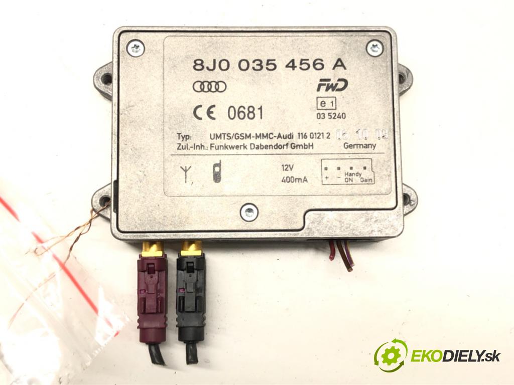 AUDI A4 B8 Avant (8K5) 2007 - 2015    2.0 TDI quattro 125 kW [170 KM] olej napędowy 2008  Zosilňovač 8J0035456A (Zosilňovače)