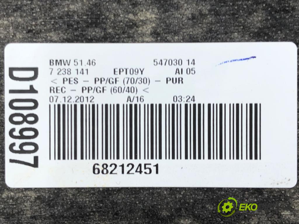 BMW 5 (F10) 2009 - 2016    528 i xDrive 180 kW [245 KM] benzyna 2011 - 2016  Pláto zadná  (Pláta zadné)