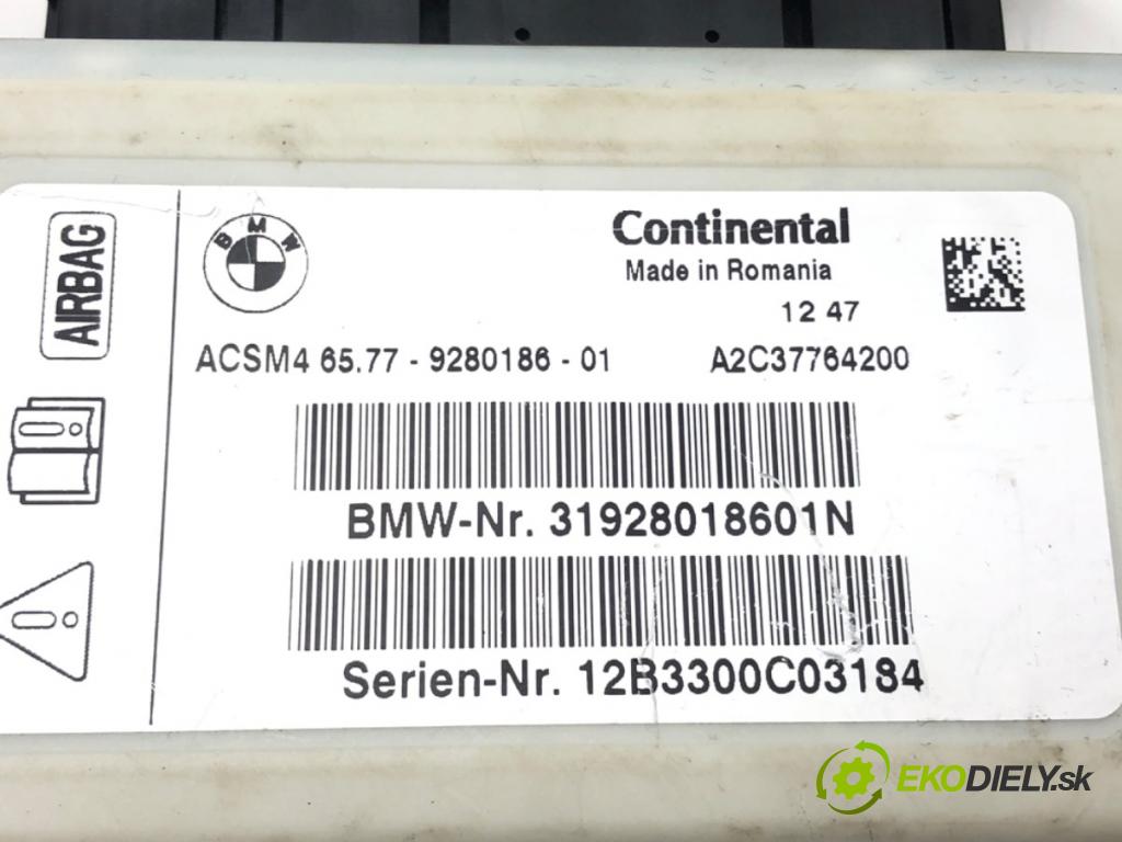 BMW 5 (F10) 2009 - 2016    528 i xDrive 180 kW [245 KM] benzyna 2011 - 2016  Modul Riadiaca jednotka airbag 9280186