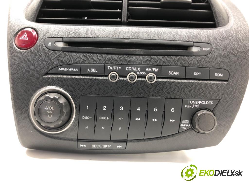 HONDA CIVIC VIII Hatchback (FN, FK) 2005 - 2022    1.8 (FN1, FK2) 103 kW [140 KM] benzyna 2005 - 2022  RADIO 39100-SMG-G016-M1 (Audio zařízení)
