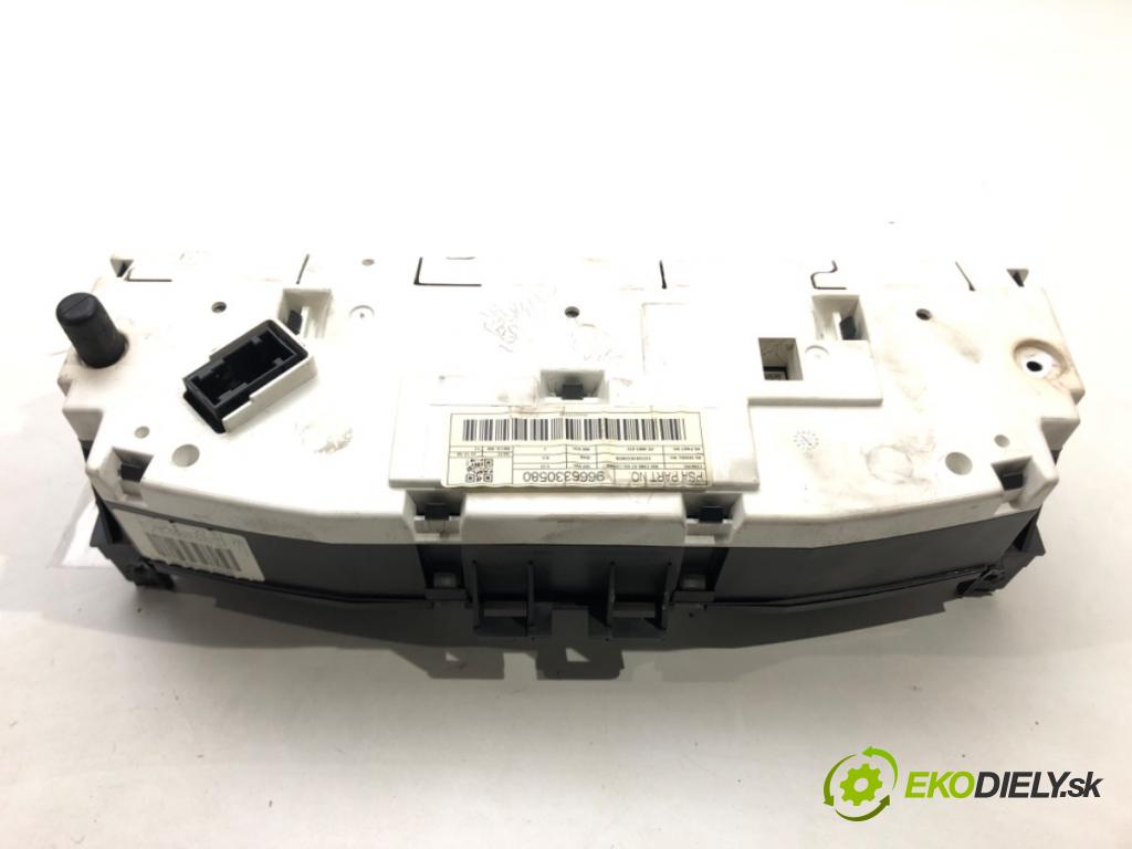 CITROEN C5 III (RD_) 2008 - 2022    1.6 HDi 110 82 kW [112 KM] olej napędowy 2010 - 20  Prístrojovka 9666330580 (Prístrojové dosky, displeje)