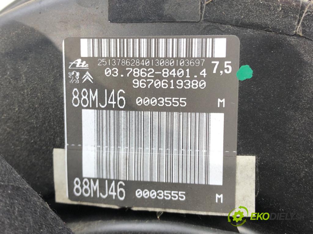 CITROEN C5 III (RD_) 2008 - 2022    1.6 HDi 110 82 kW [112 KM] olej napędowy 2010 - 20  Posilovač Pumpa brzdová 9670619380 (Posilňovače bŕzd)