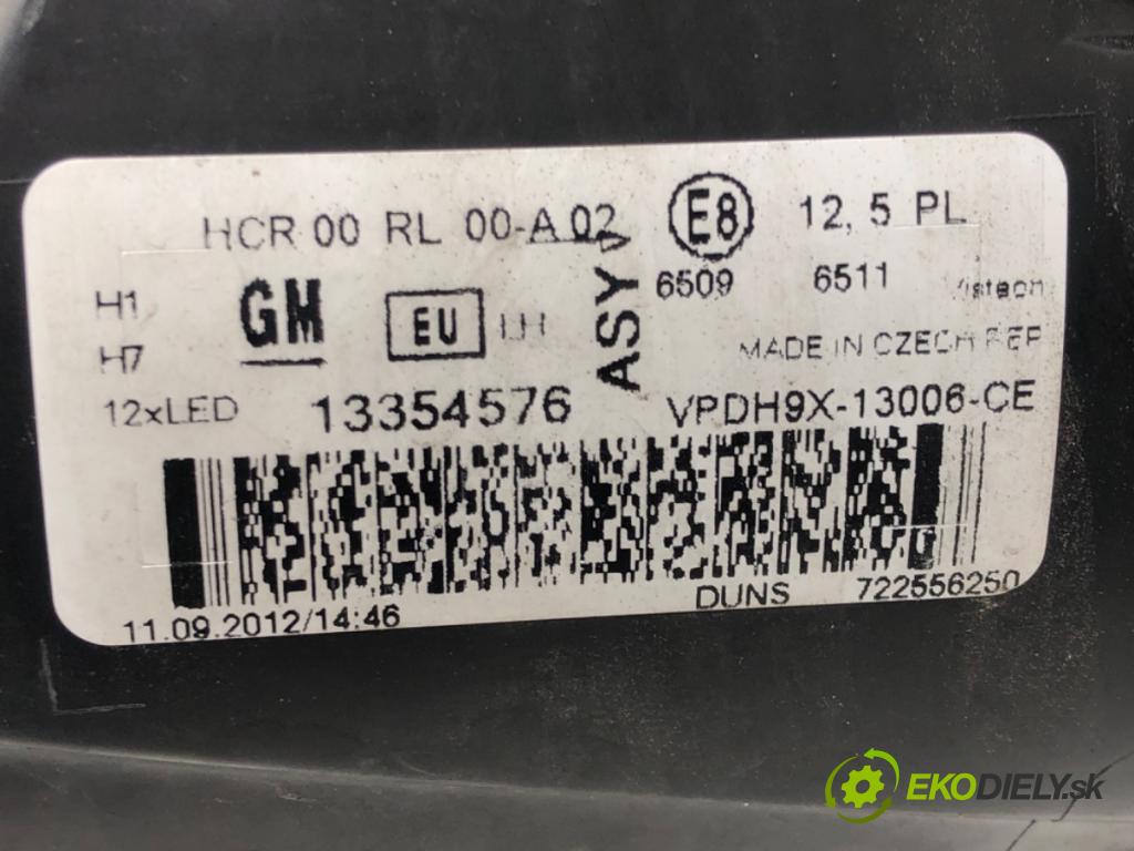 OPEL ADAM (M13) 2012 - 2019    1.4 64 kW [87 KM] benzyna 2012 - 2019  světlomet levý 13354576