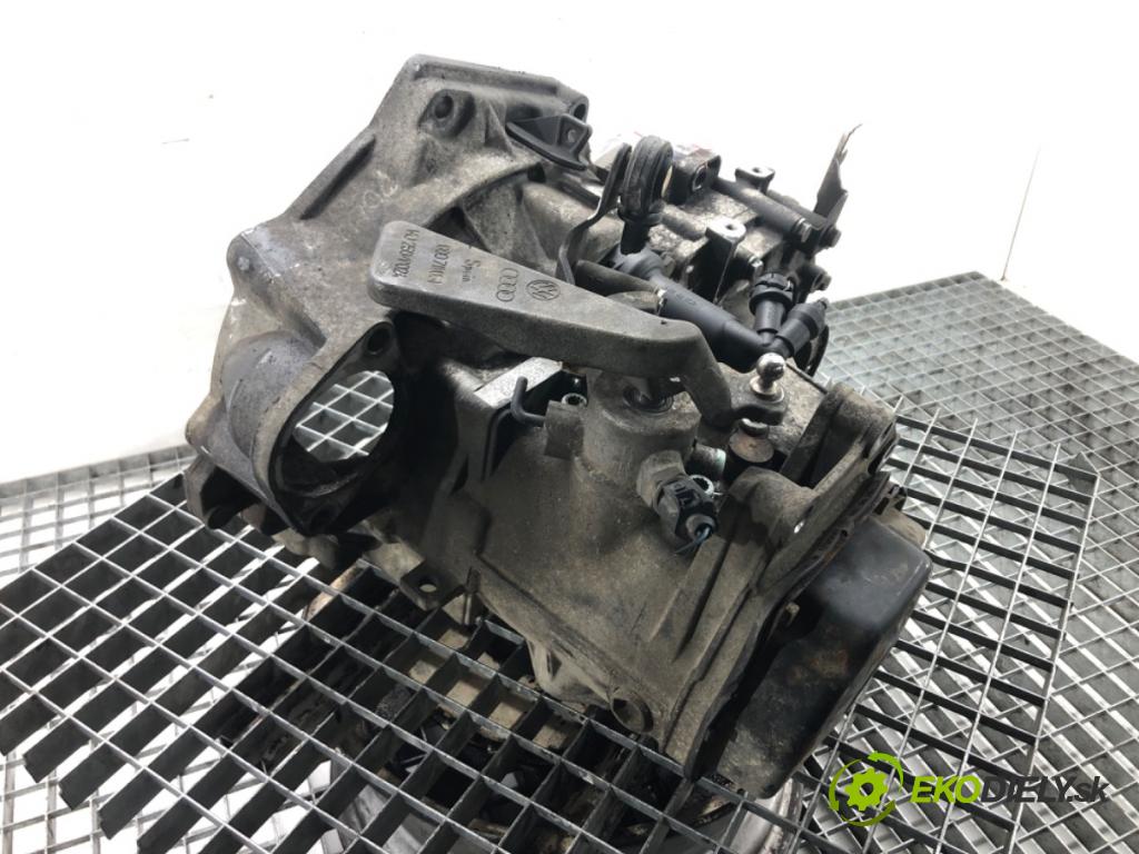 VW POLO (9N_, 9A_) 2001 - 2014    1.9 TDI 74 kW [101 KM] olej napędowy 2001 - 2009  Prevodovka GGV (Prevodovky)