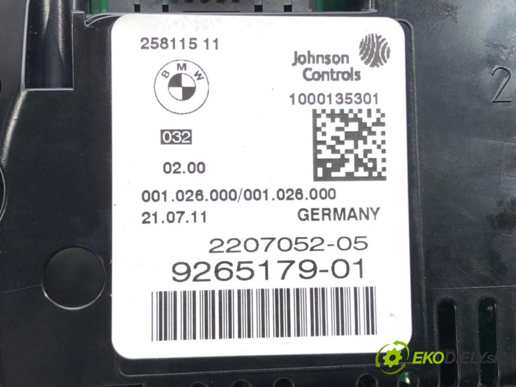BMW 5 Touring (F11) 2009 - 2017    530 d 190 kW [258 KM] olej napędowy 2011 - 2017  Prístrojovka 9265179 (Prístrojové dosky, displeje)