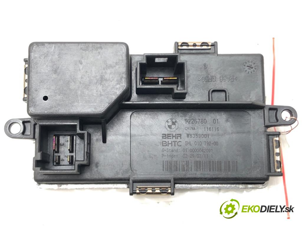 BMW 5 Touring (F11) 2009 - 2017    530 d 190 kW [258 KM] olej napędowy 2011 - 2017  Odpor, rezistor kúrenia vzduchu 9226780 (Odpory (rezistory) kúrenia)