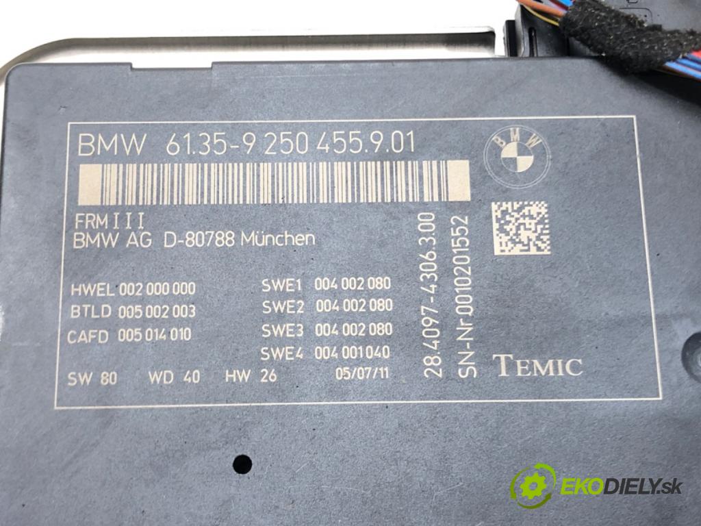 BMW 5 Touring (F11) 2009 - 2017    530 d 190 kW [258 KM] olej napędowy 2011 - 2017  Modul Riadiaca jednotka svetiel 9250455 (Ostatné)