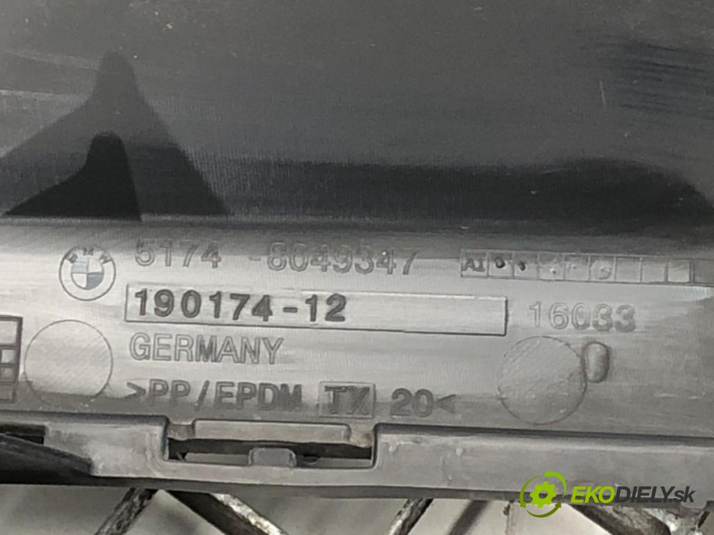BMW 5 Touring (F11) 2009 - 2017    530 d 190 kW [258 KM] olej napędowy 2011 - 2017  Mriežky nárazníka predný 8049347 (Mriežky, masky)