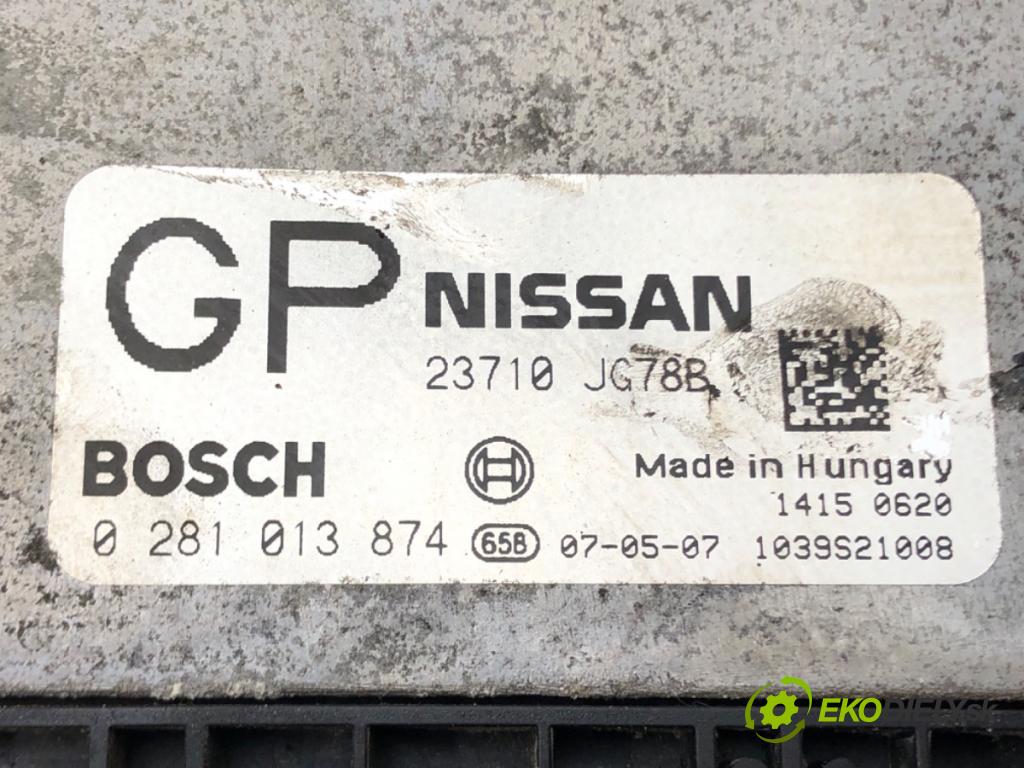 NISSAN X-TRAIL II (T31) 2007 - 2018    2.0 dCi 4x4 110 kW [150 KM] olej napędowy 2007 - 2  riadiaca jednotka Motor 23710JG78B (Riadiace jednotky)
