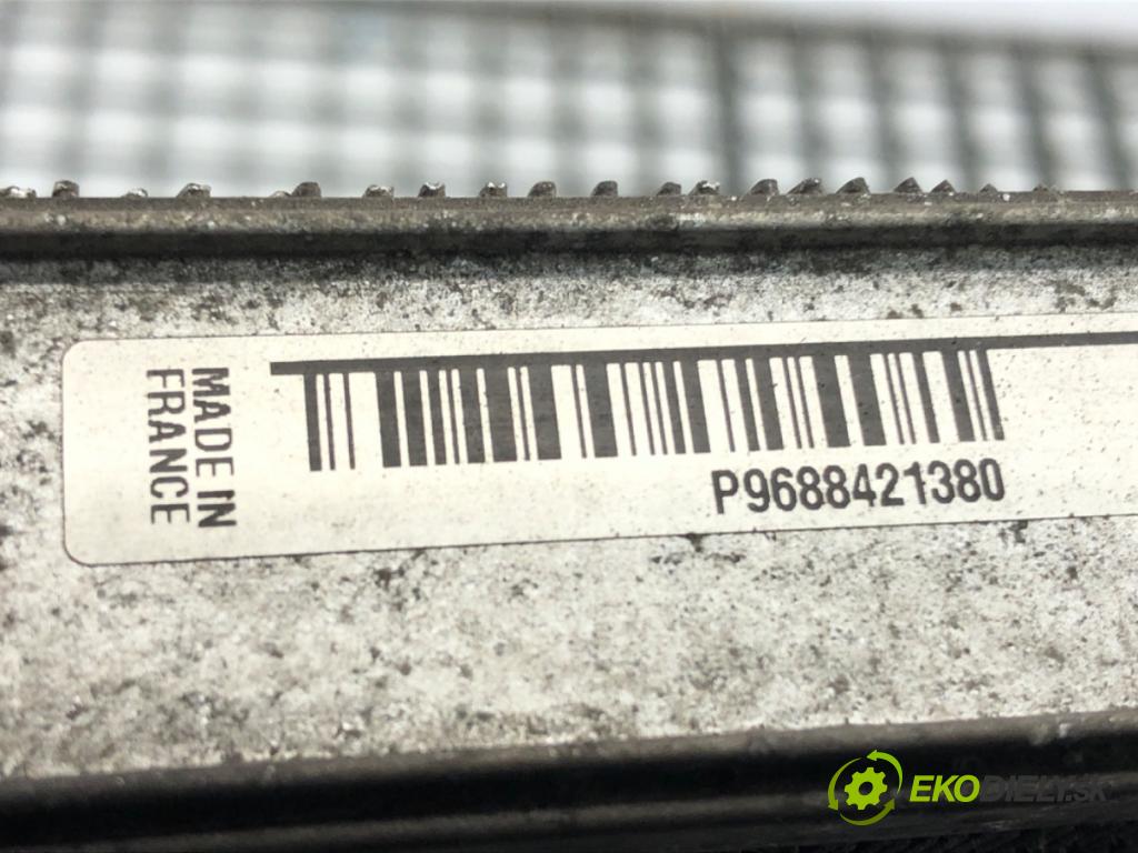 CITROEN C5 III (RD_) 2008 - 2022    1.6 HDi 110 82 kW [112 KM] olej napędowy 2010 - 20  Chladič vody P9688421380 (Chladiče vody)