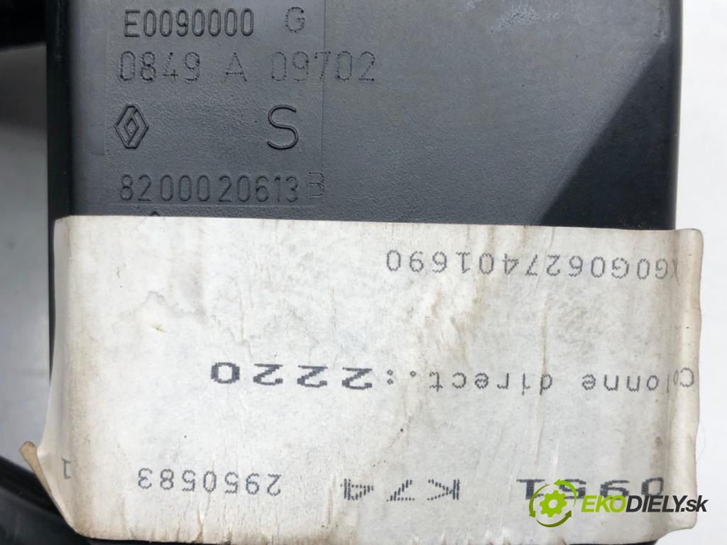 RENAULT LAGUNA II (BG0/1_) 2001 - 2007    1.9 dCi (BG08, BG0G) 88 kW [120 KM] olej napędowy   blokáda volantu 8200020613B (Ostatné)