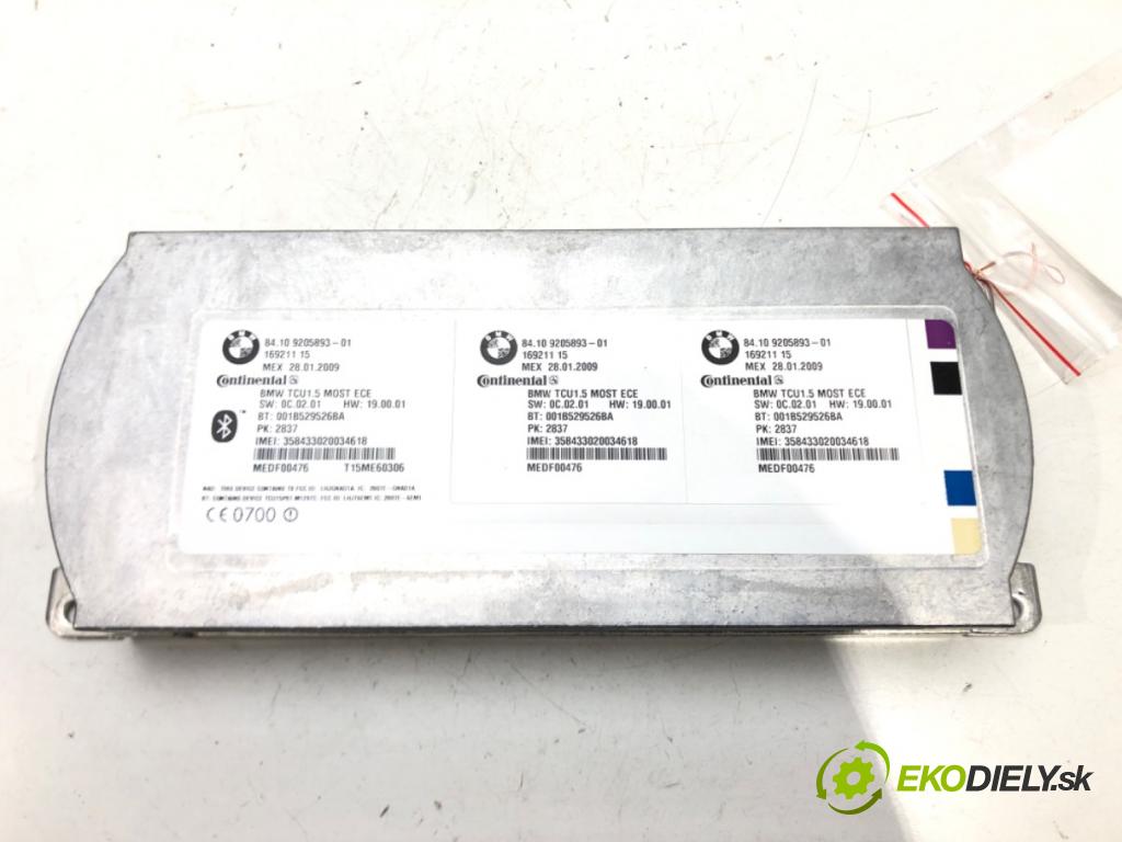BMW 3 Touring (E91) 2004 - 2012    318 d 105 kW [143 KM] olej napędowy 2007 - 2012  Modul BLUETOOTH 9205893 (Ostatné)