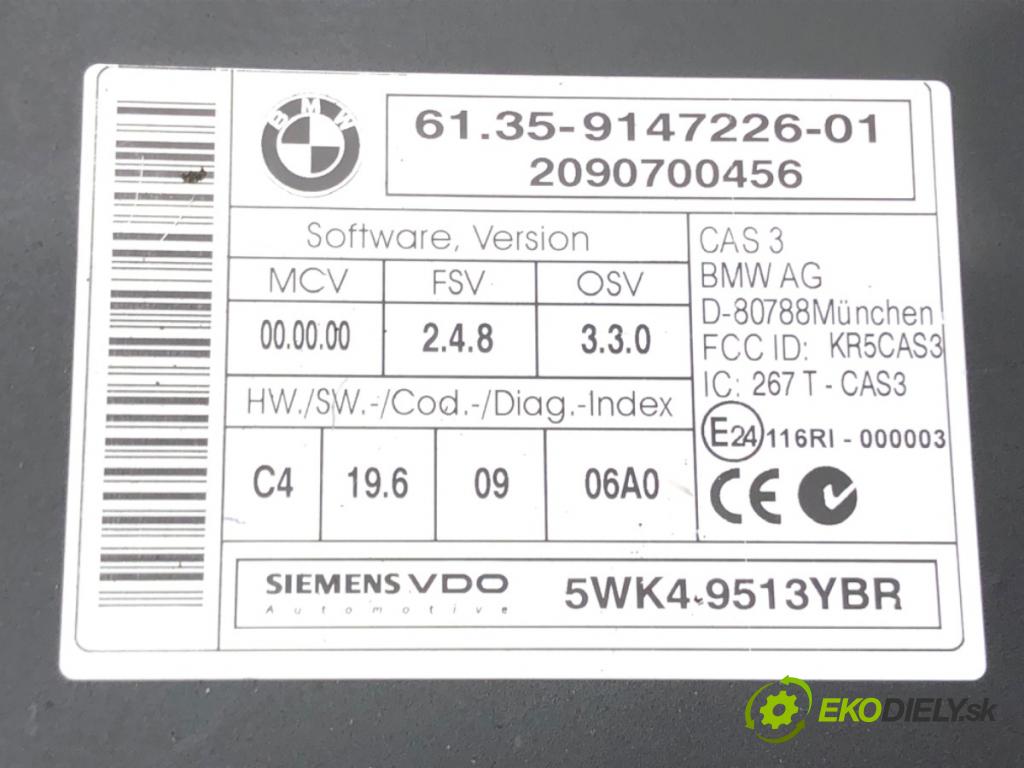 BMW 3 Touring (E91) 2004 - 2012    318 d 105 kW [143 KM] olej napędowy 2007 - 2012  modul světel 9147226 (Ostatní)