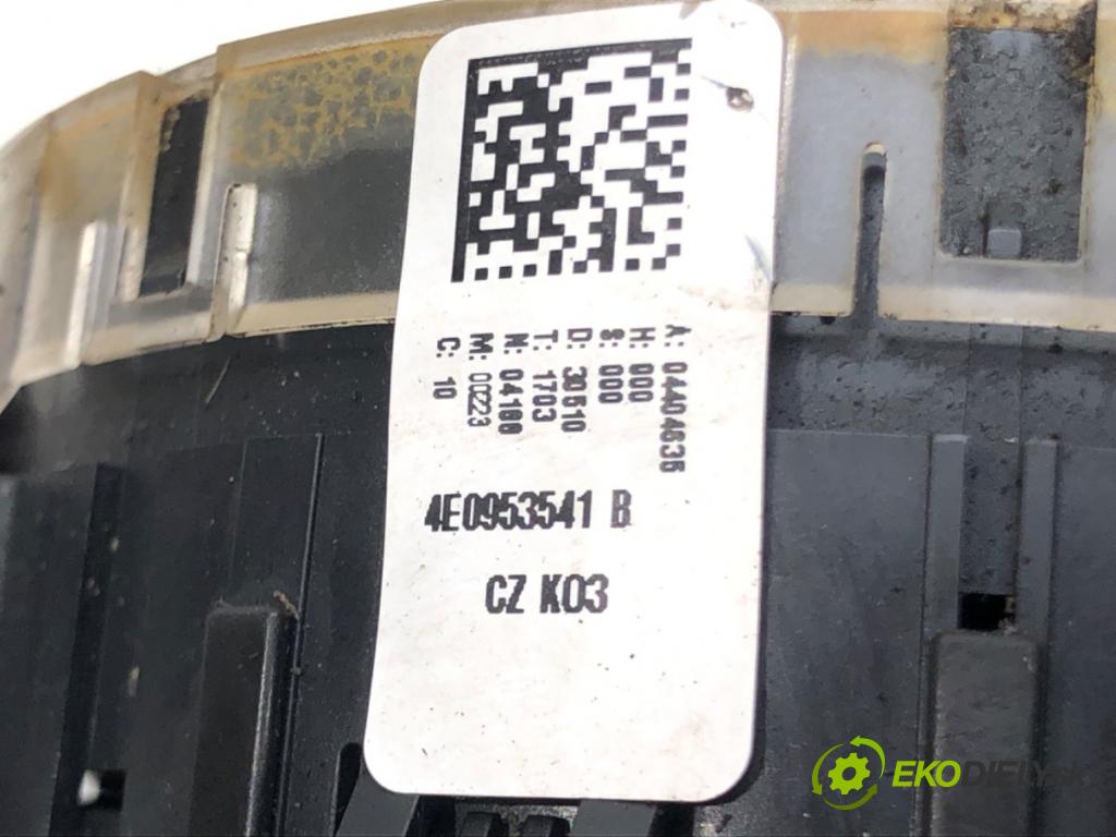 AUDI A6 Allroad C6 (4FH) 2006 - 2011    3.0 TDI quattro 176 kW [240 KM] olej napędowy 2008  Prepínač kombinovaný 4F0953549C 4E0953541B (Prepínače, spínače, tlačidlá a ovládače kúrenia)