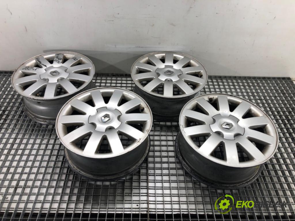 RENAULT LAGUNA II (BG0/1_) 2001 - 2007    ---  disky hliníkové 16 6.5J: 5X108 ET50 stred CENTR. 60