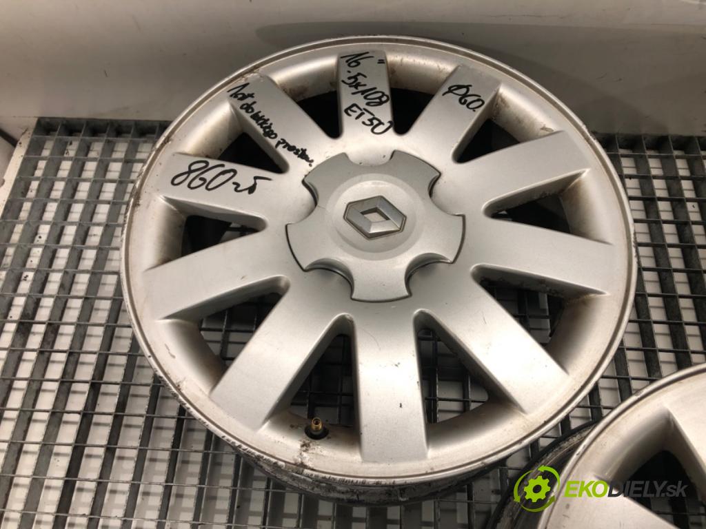 RENAULT LAGUNA II (BG0/1_) 2001 - 2007    ---  disky hliníkové 16 6.5J: 5X108 ET50 stred CENTR. 60