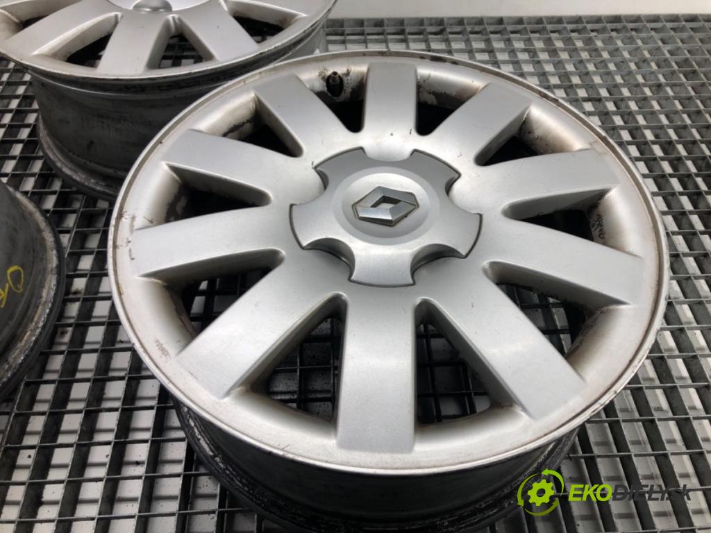 RENAULT LAGUNA II (BG0/1_) 2001 - 2007    ---  disky hliníkové 16 6.5J: 5X108 ET50 stred CENTR. 60