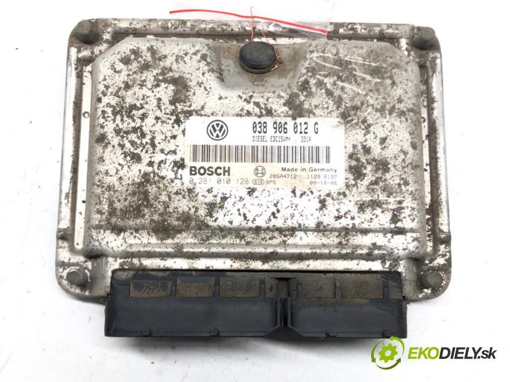 SKODA OCTAVIA I (1U2) 1996 - 2010    1.9 TDI 81 kW [110 KM] olej napędowy 1997 - 2006  riadiaca jednotka Motor 038906012G (Riadiace jednotky)