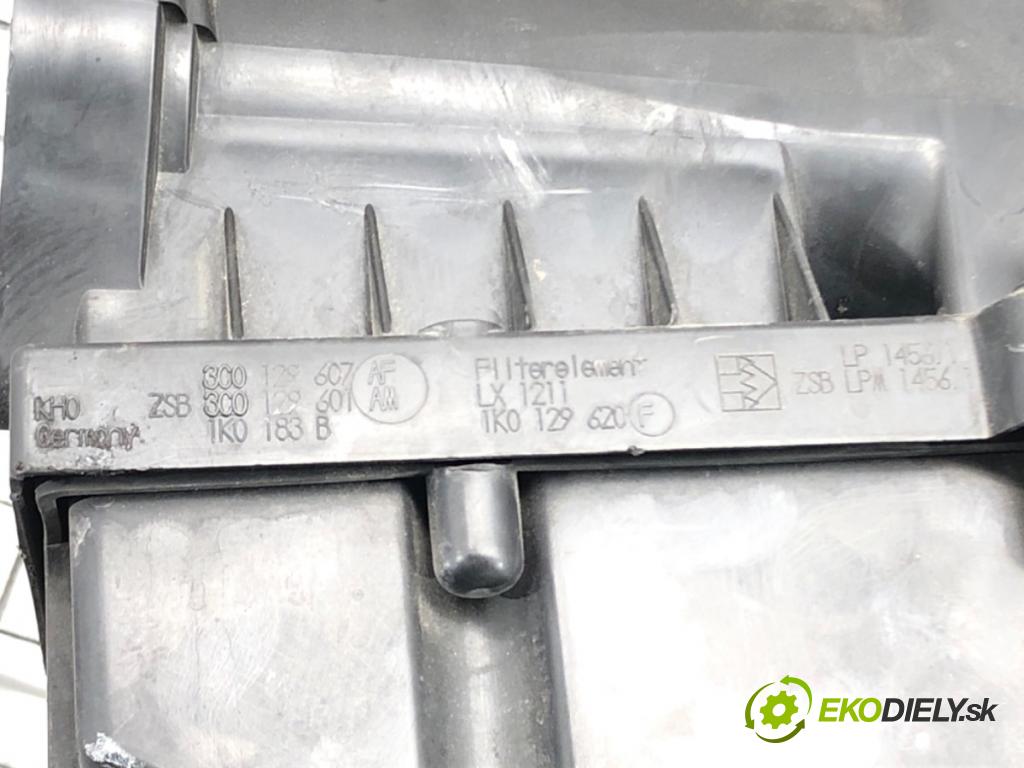 VW PASSAT B6 (3C2) 2005 - 2010    1.9 TDI 77 kW [105 KM] olej napędowy 2005 - 2010  Obal filtra vzduchu 1K0129620F (Obaly filtrov vzduchu)