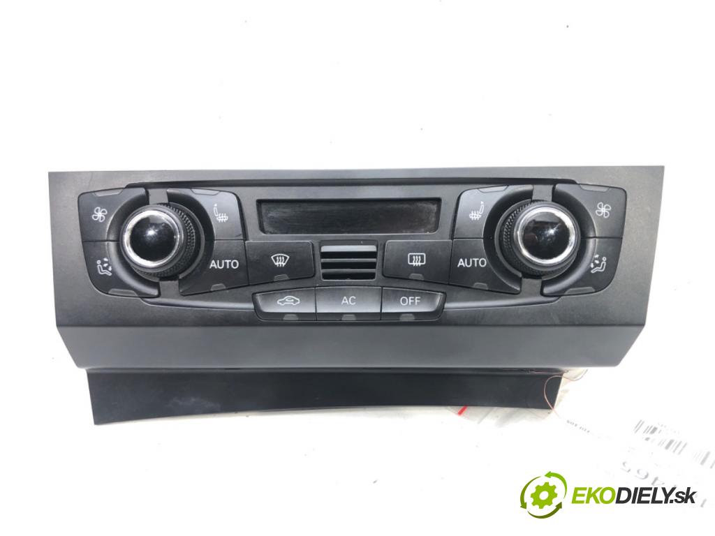 AUDI A4 B8 (8K2) 2007 - 2015    2.0 TDI 105 kW [143 KM] olej napędowy 2007 - 2015  Panel ovládania kúrenia 8T1820043R (Prepínače, spínače, tlačidlá a ovládače kúrenia)