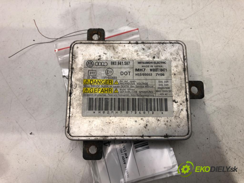 AUDI A4 B8 (8K2) 2007 - 2015    2.0 TDI 105 kW [143 KM] olej napędowy 2007 - 2015  Menič XENON 8K0941597 (Riadiace jednotky xenónu)