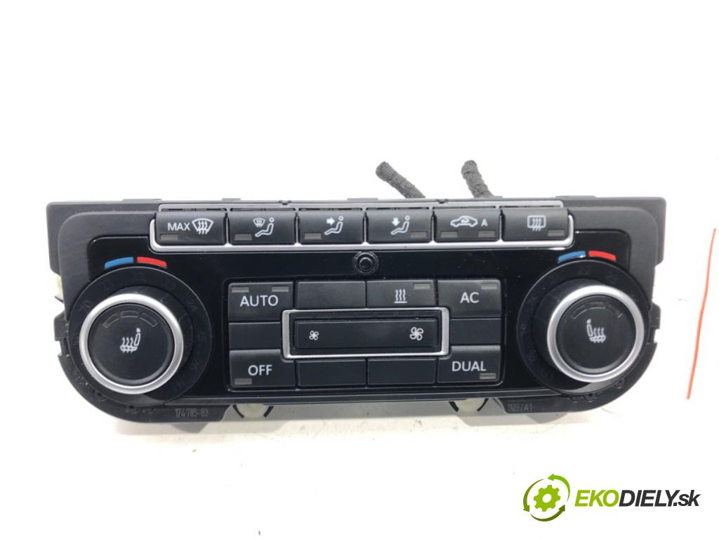 VW PASSAT CC B6 (357) 2008 - 2012    2.0 TSI 155 kW [211 KM] benzyna 2010 - 2012  Panel ovládania kúrenia 5K0907044FA (Prepínače, spínače, tlačidlá a ovládače kúrenia)