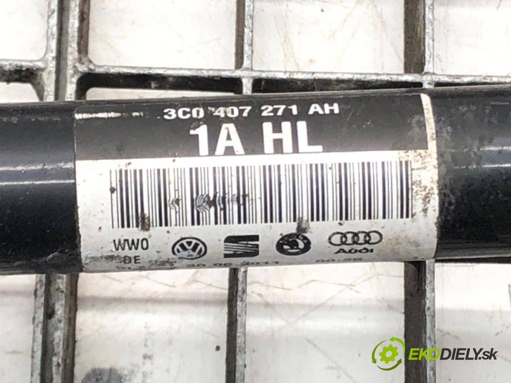 VW PASSAT CC B6 (357) 2008 - 2012    2.0 TSI 155 kW [211 KM] benzyna 2010 - 2012  Poloos ľavá strana 3C0407271AH (Poloosy)