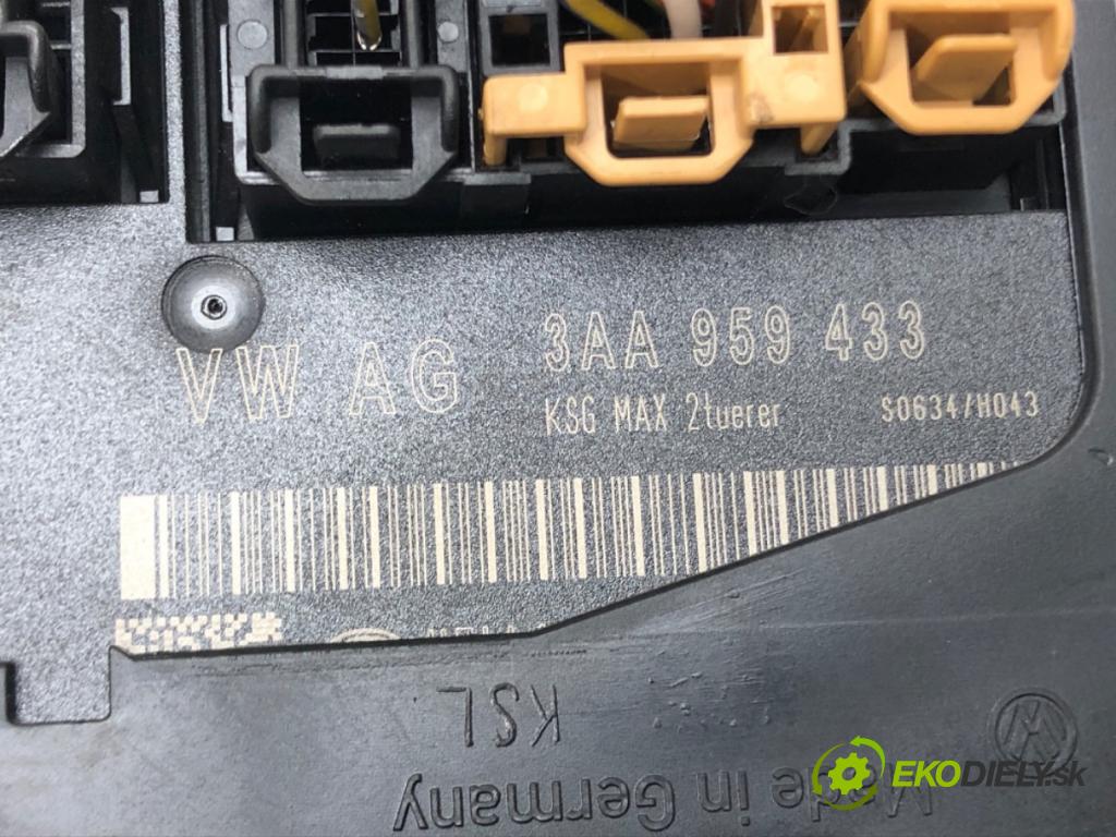 VW PASSAT CC B6 (357) 2008 - 2012    2.0 TSI 155 kW [211 KM] benzyna 2010 - 2012  Modul komfortu 3AA959433 (Moduly komfortu)