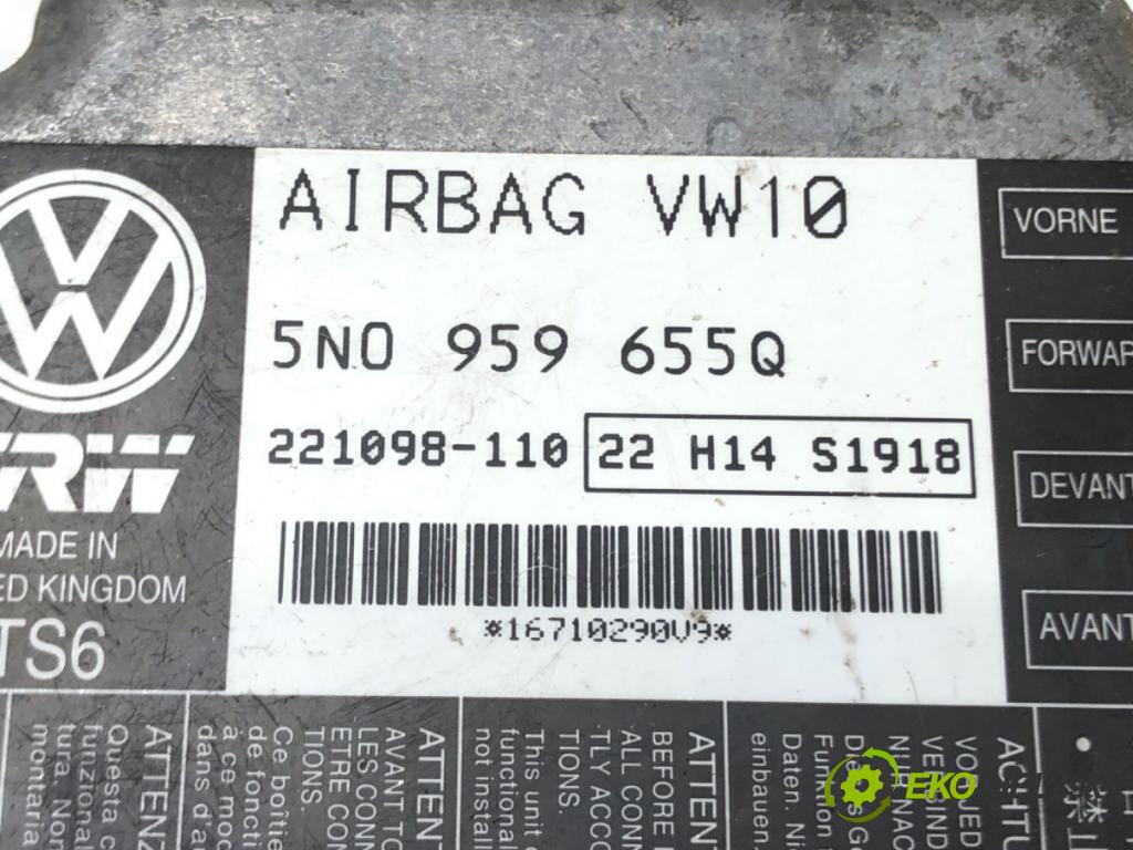 VW PASSAT CC B6 (357) 2008 - 2012    2.0 TSI 155 kW [211 KM] benzyna 2010 - 2012  senzor airbag 5N0959655Q (Snímače)
